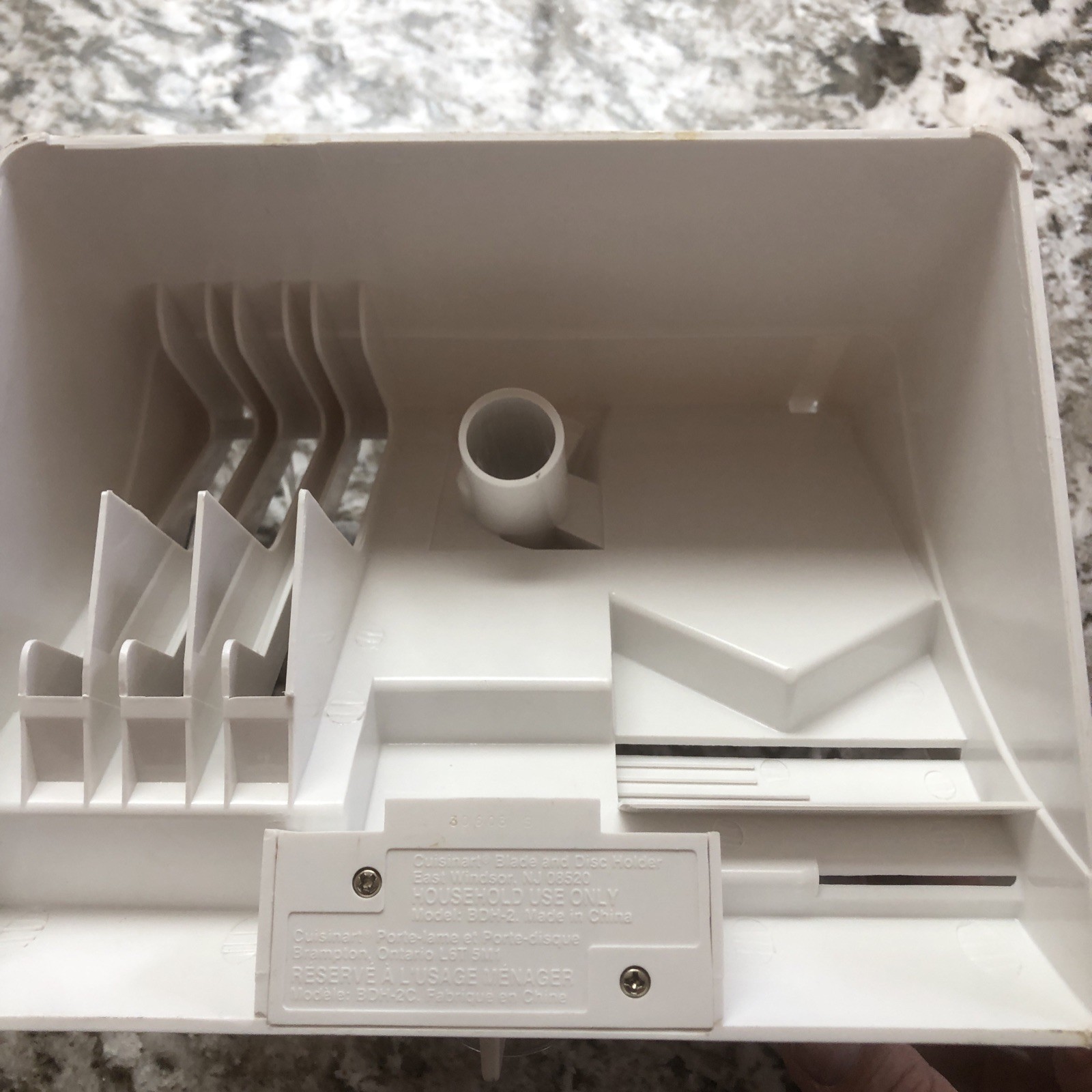 Cuisinart BDH-2C Food Processor Accessory Storage Holder Only For Blades & Discs