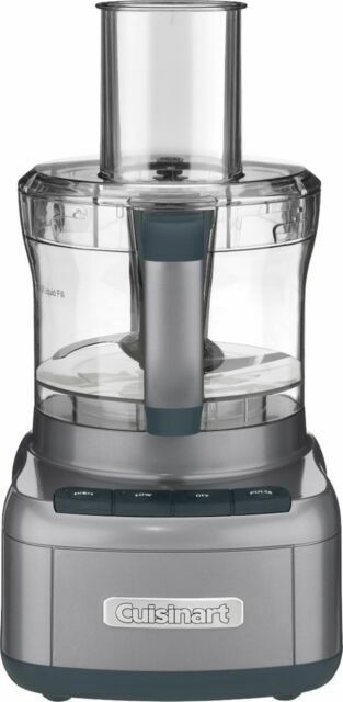Cuisinart FP-8GM Elemental 8-Cup Food Processor – Gunmetal, New