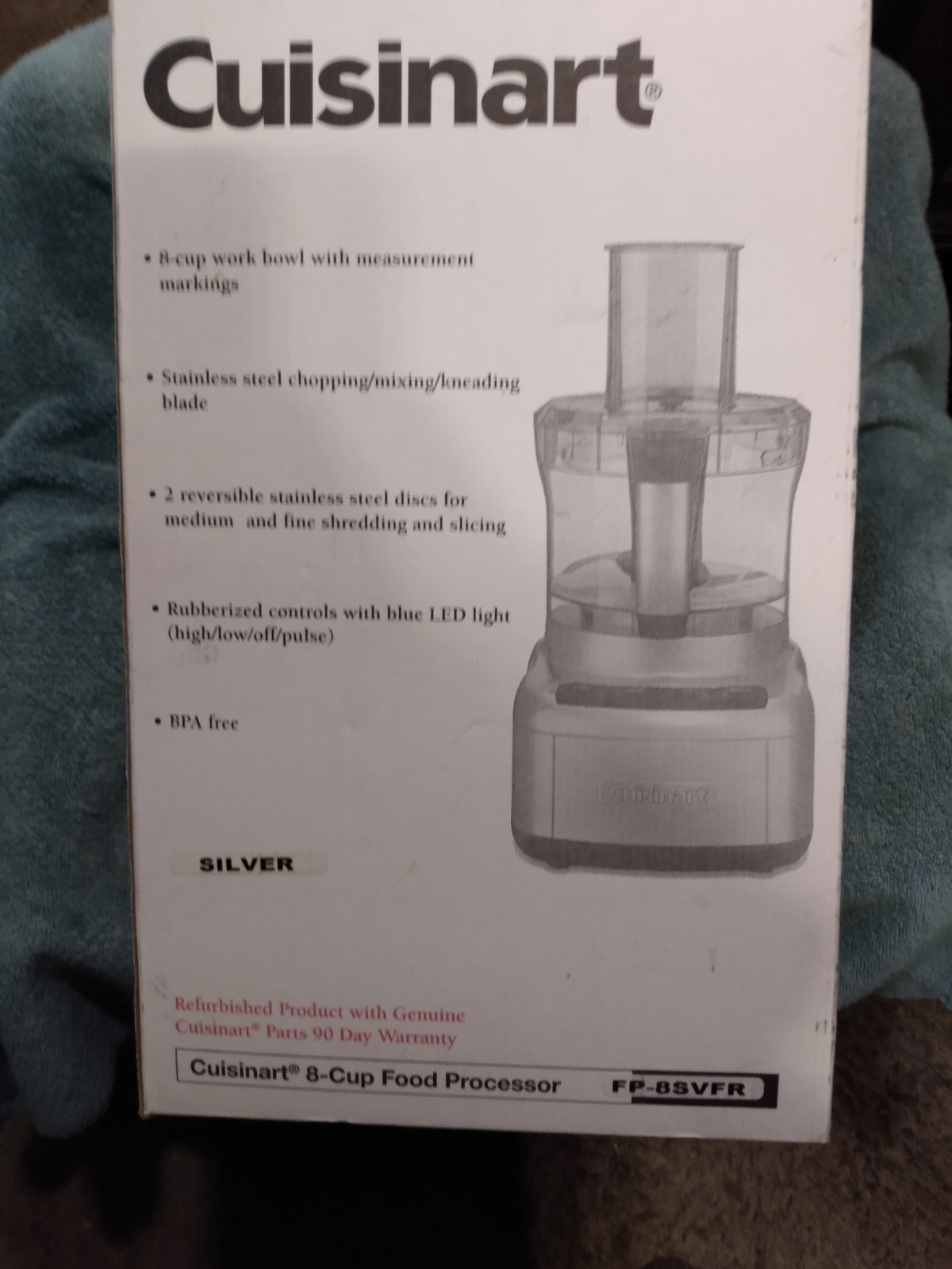 Cuisinart Elemental 8-Cup Food Processor FP -8SVFR
