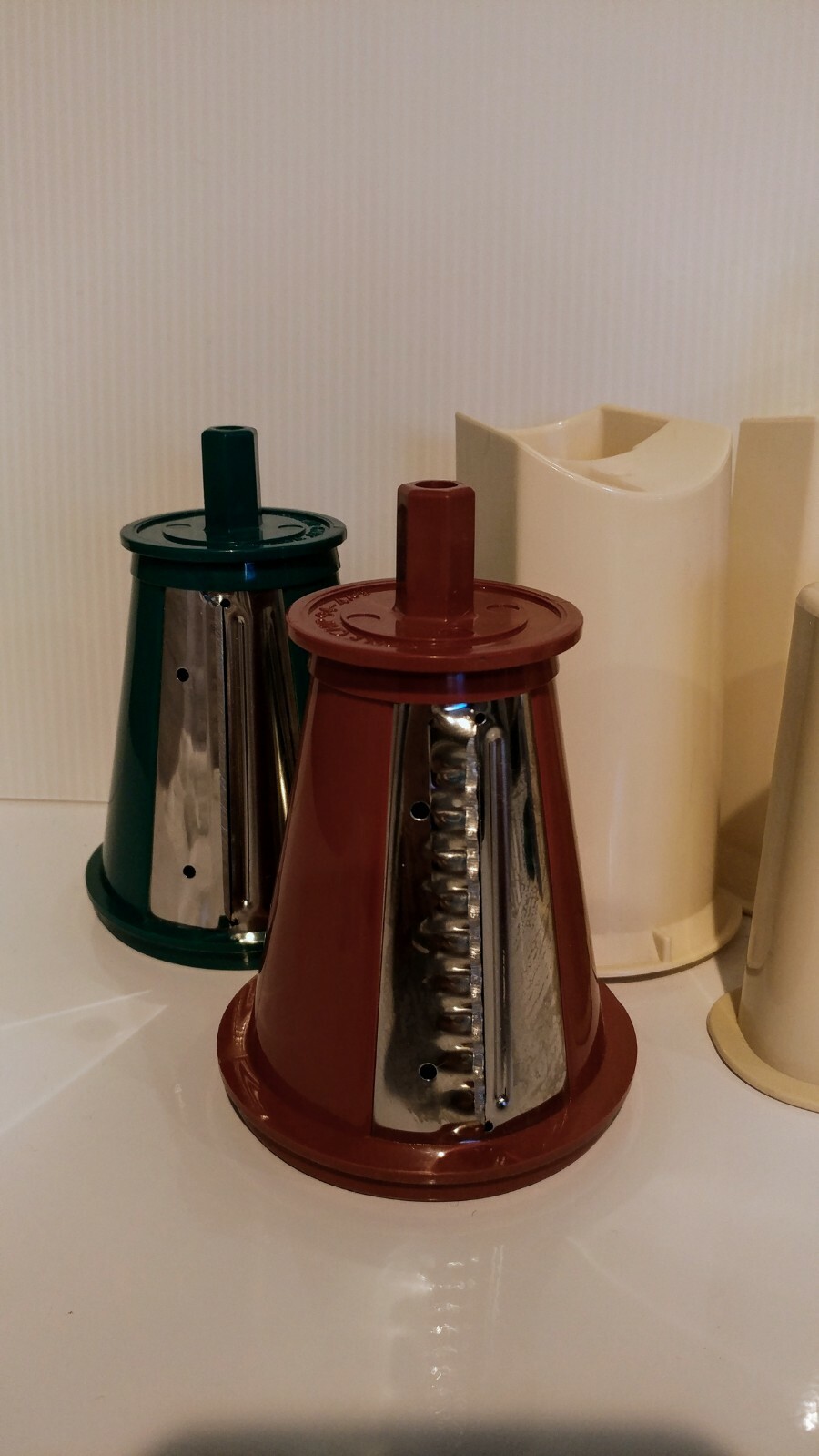 Presto Professional Electric Salad Shooter Replacement Slicing Cones, Chute More