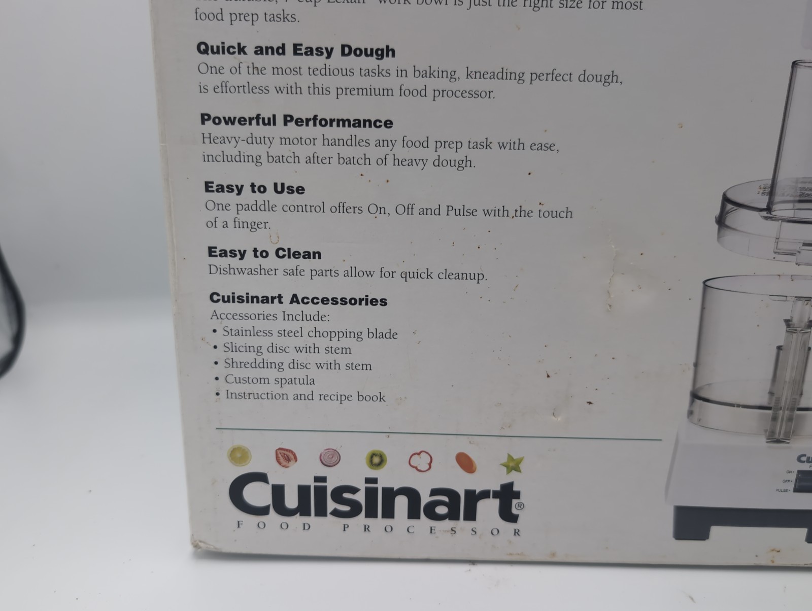 Cuisinart Classic 7 Cup Food Processor Model DLC-5, New Open Box