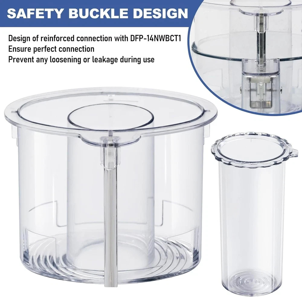 Food Processor Parts Replacement Bowl and Cover Set Fits DFP-14 DLC-2014