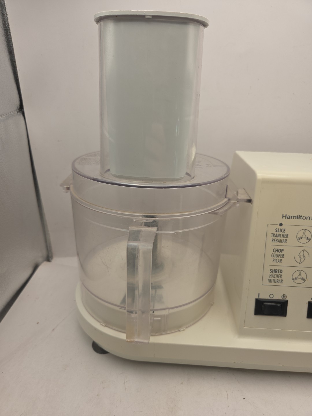 Hamilton Beach Food Processor Model 702R USA w/ Bowl Lid Blades Discs – SEE NOTE