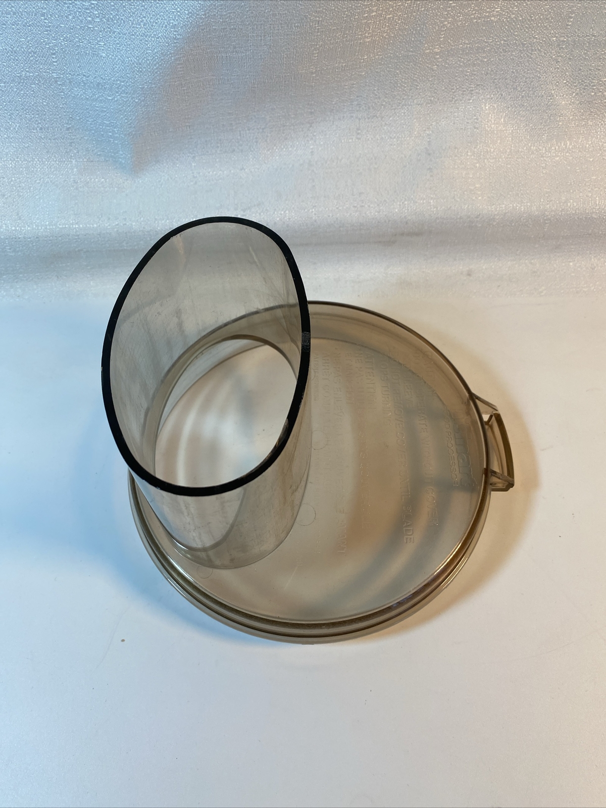 Cuisinart DLC-10E Food Processor Lid Cover Amber Replacement Part CFP-4 5 5A 9