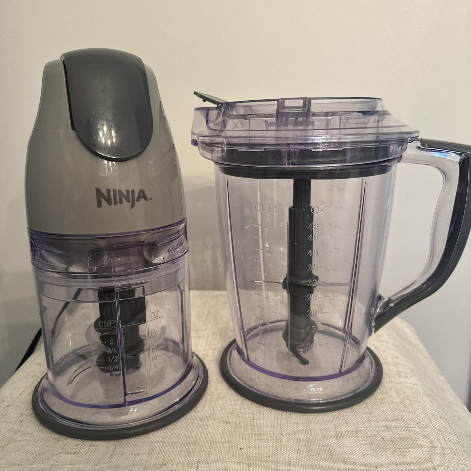 Ninja Master Prep Blender Food Processor 48oz QB900B 400W 9 Pieces EUC!