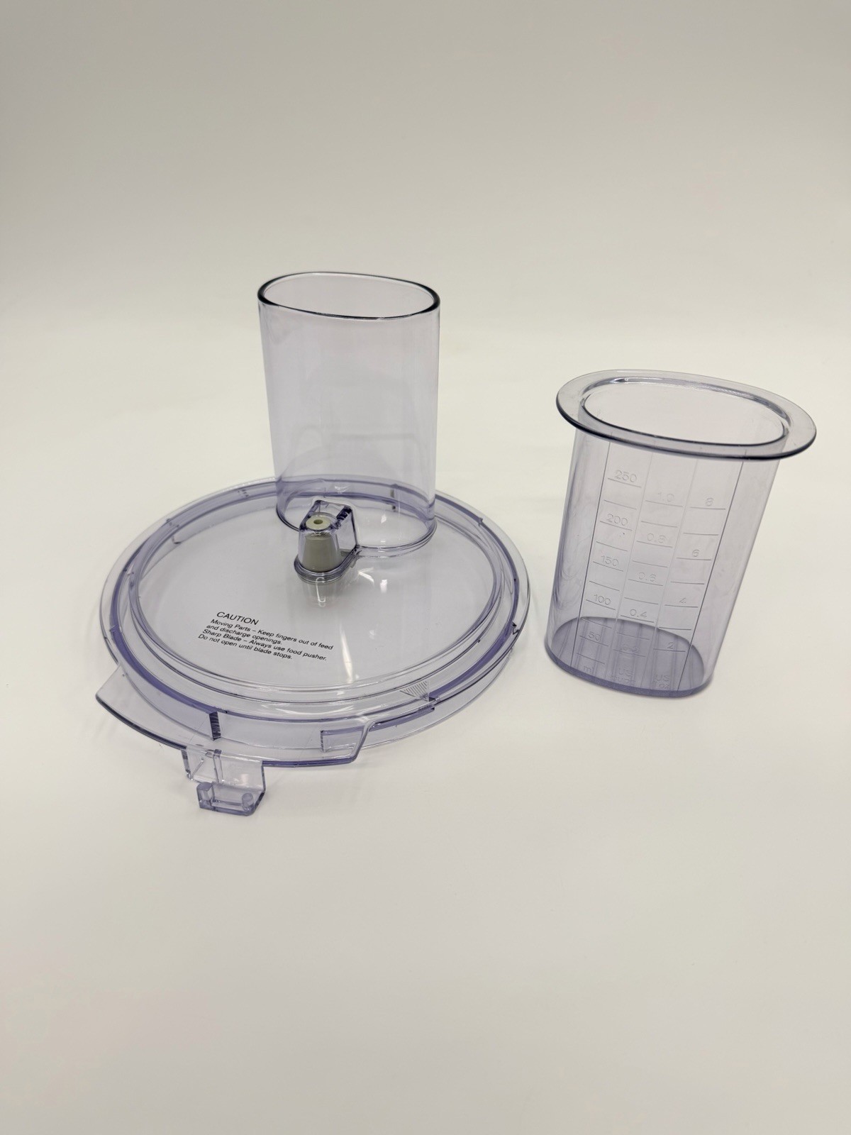 Braun LID & PUSH Clear Work Bowl 5 In 1 Food Prep Center 3210 326 Lid & Pusher
