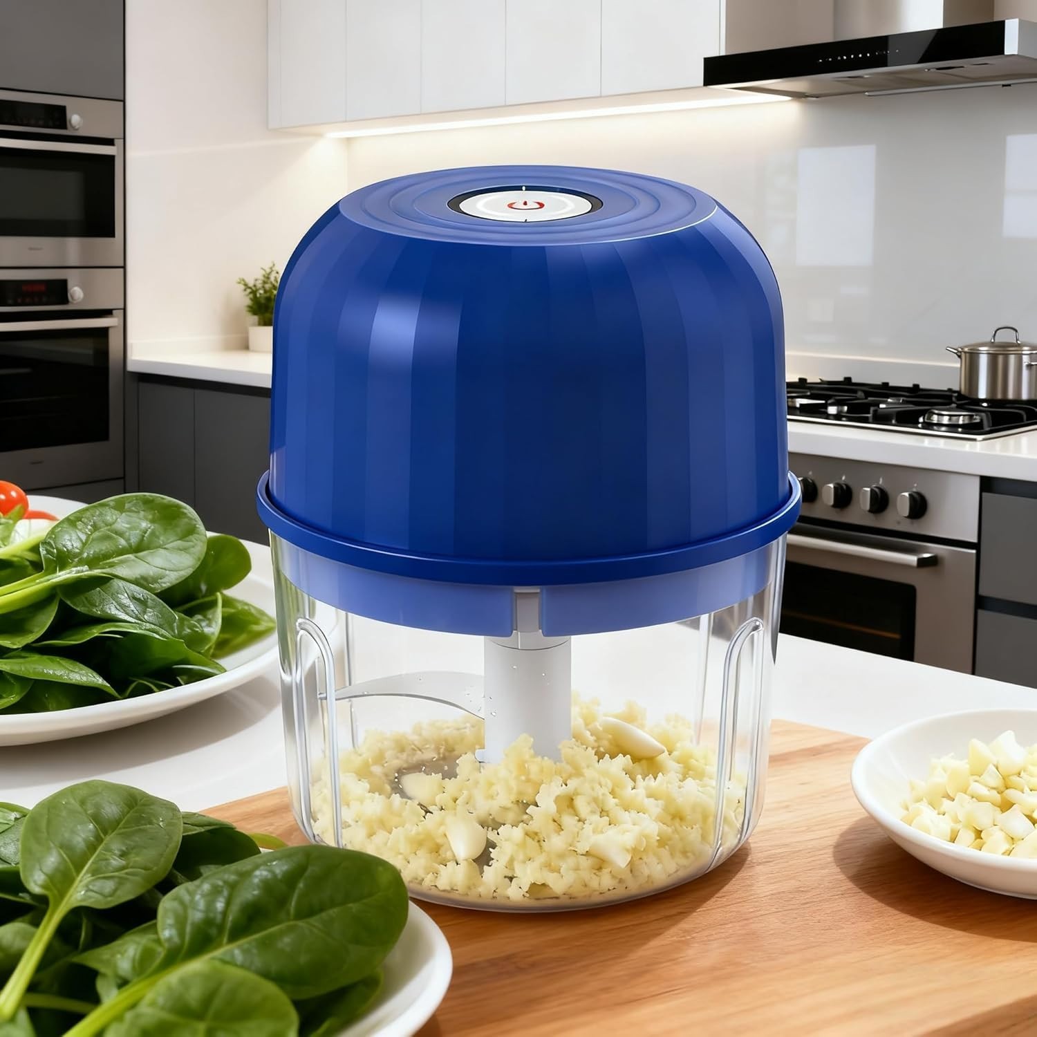 260ml Wireless USB-C Food Processor – Portable Electric Chopper for Garlic, H…