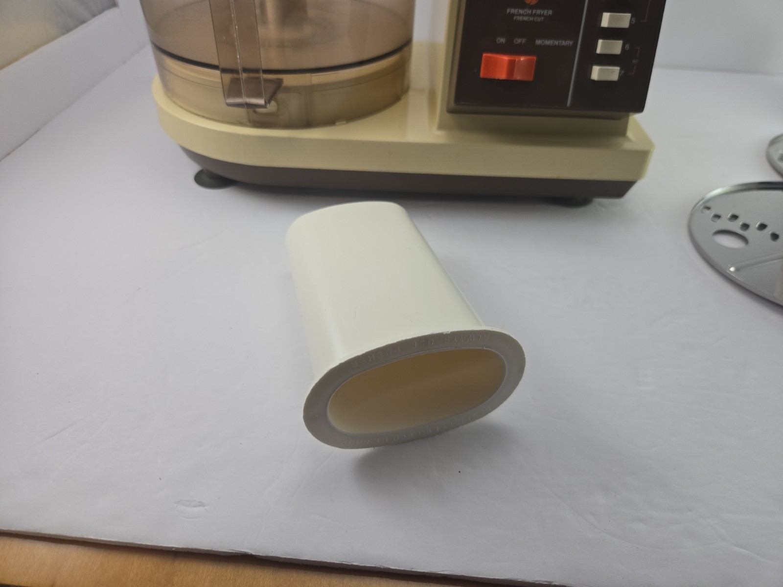 Vintage Sears Counter Craft Food Processor 7 Speed 400.823603 Tested Works