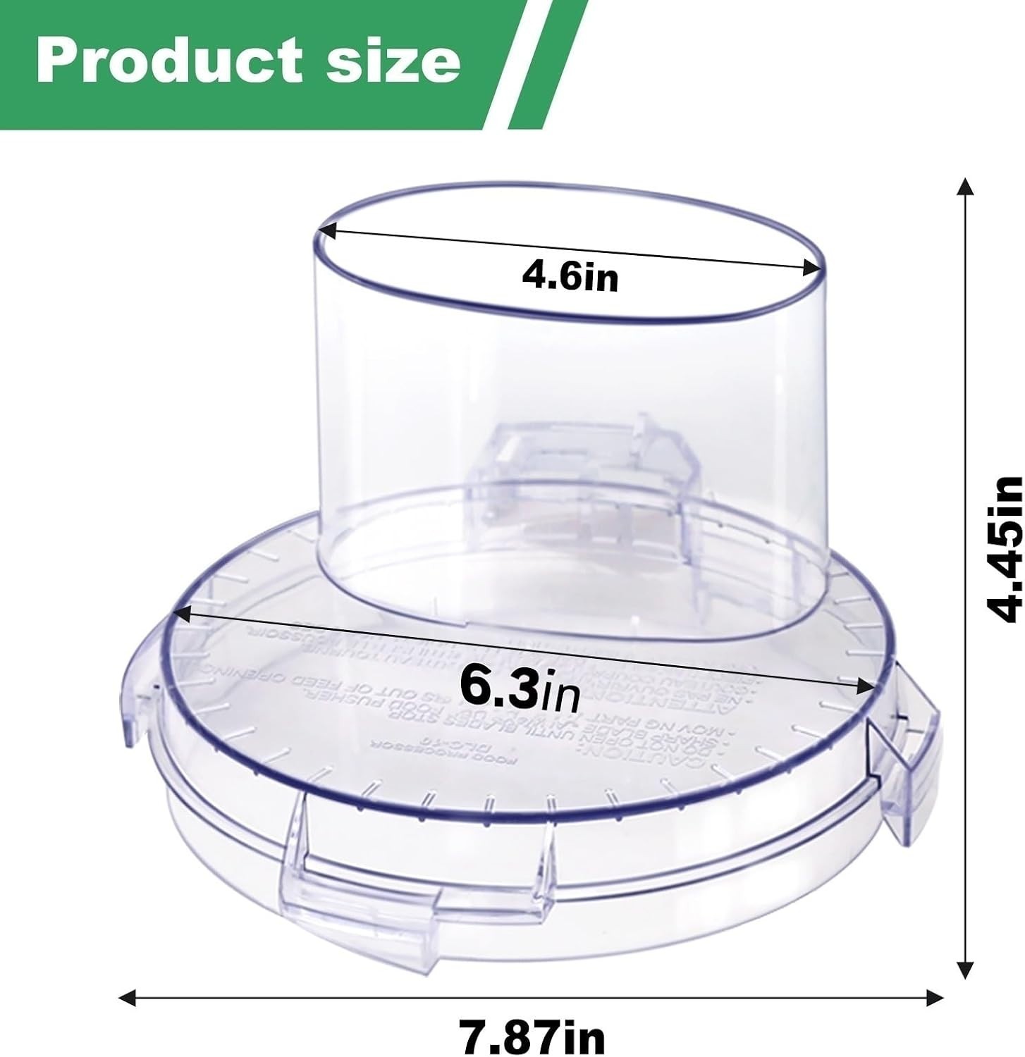 DLC-10 Series Work Bowl Cover 7-Cup DLC-117BGTXT-1 Food Processor Replacement…