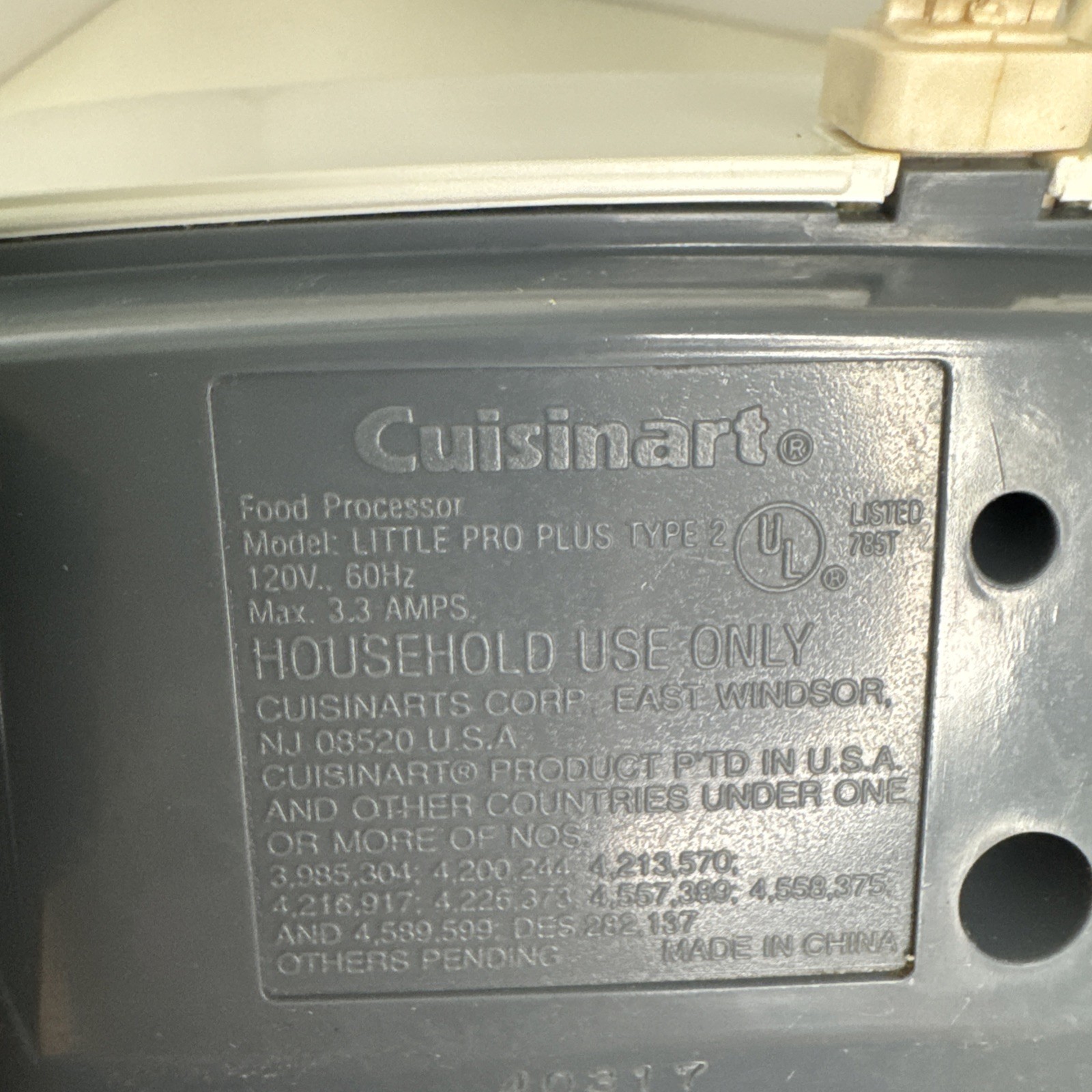 Cuisinart Little Pro Plus Food Processor Motor Base Tested Works Great!
