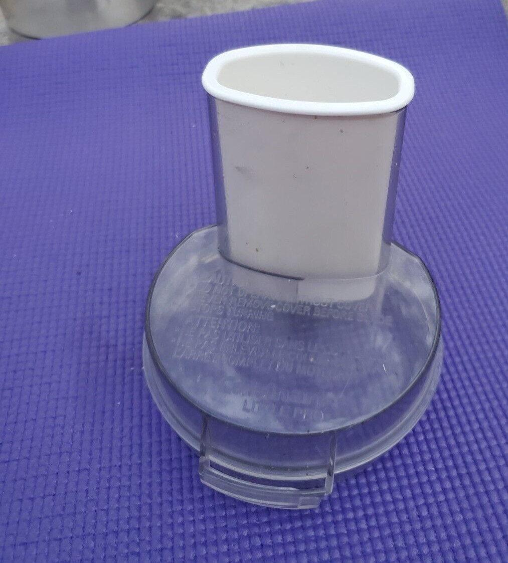 Cuisinart Little Pro Handy Prep Lid Replacement Part Pusher DLC-504TX DLC-506TX