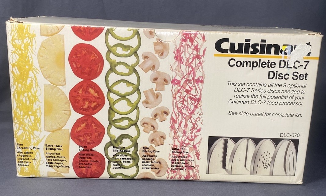 EUC Cuisinart Complete Disc Set DLC-8 or DLC-10 Food Processor with 8 Blades