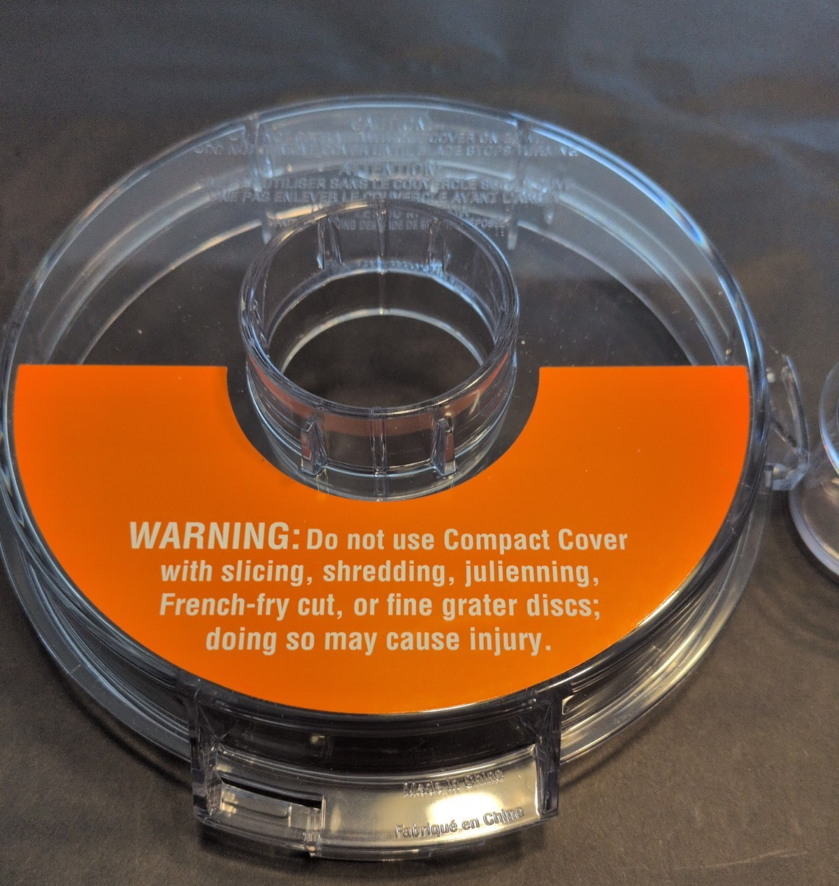 New Cuisinart Food Processor 8 Series Flat Lid DLC-806G TXT w/ Cap