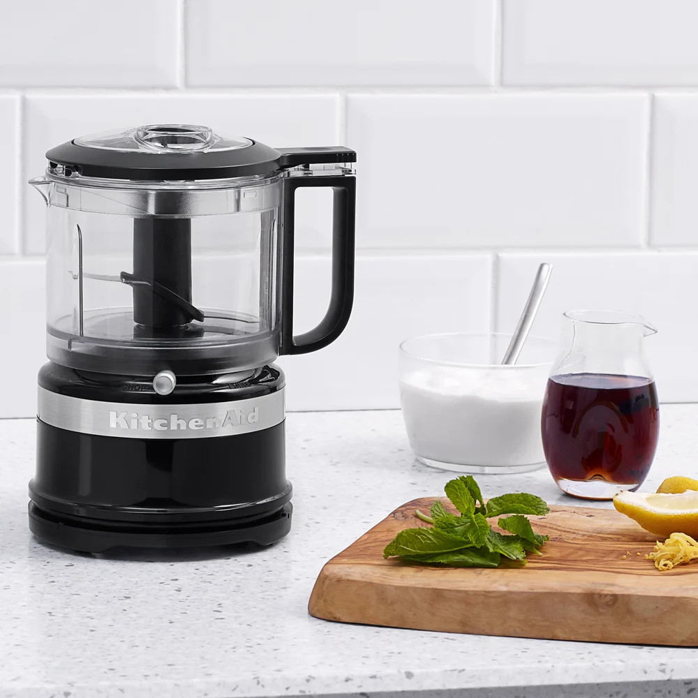 KitchenAid KFC3516 Mini Food Chopper 3.5 Cup Almond Cream