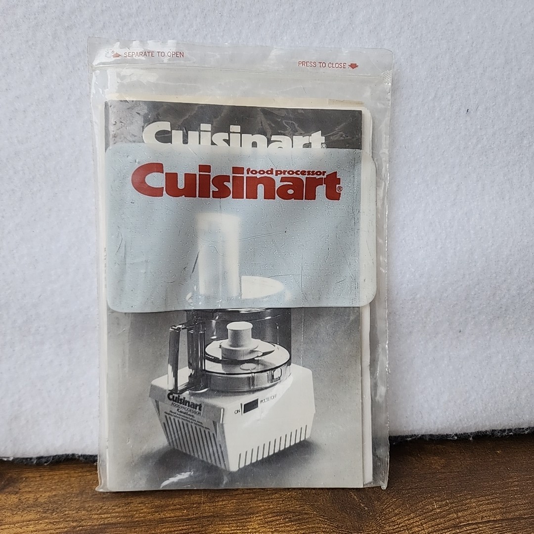 Cuisinart Robot Coupe Food Processor CFP-9A User GUIDE / Instructions / Recipes