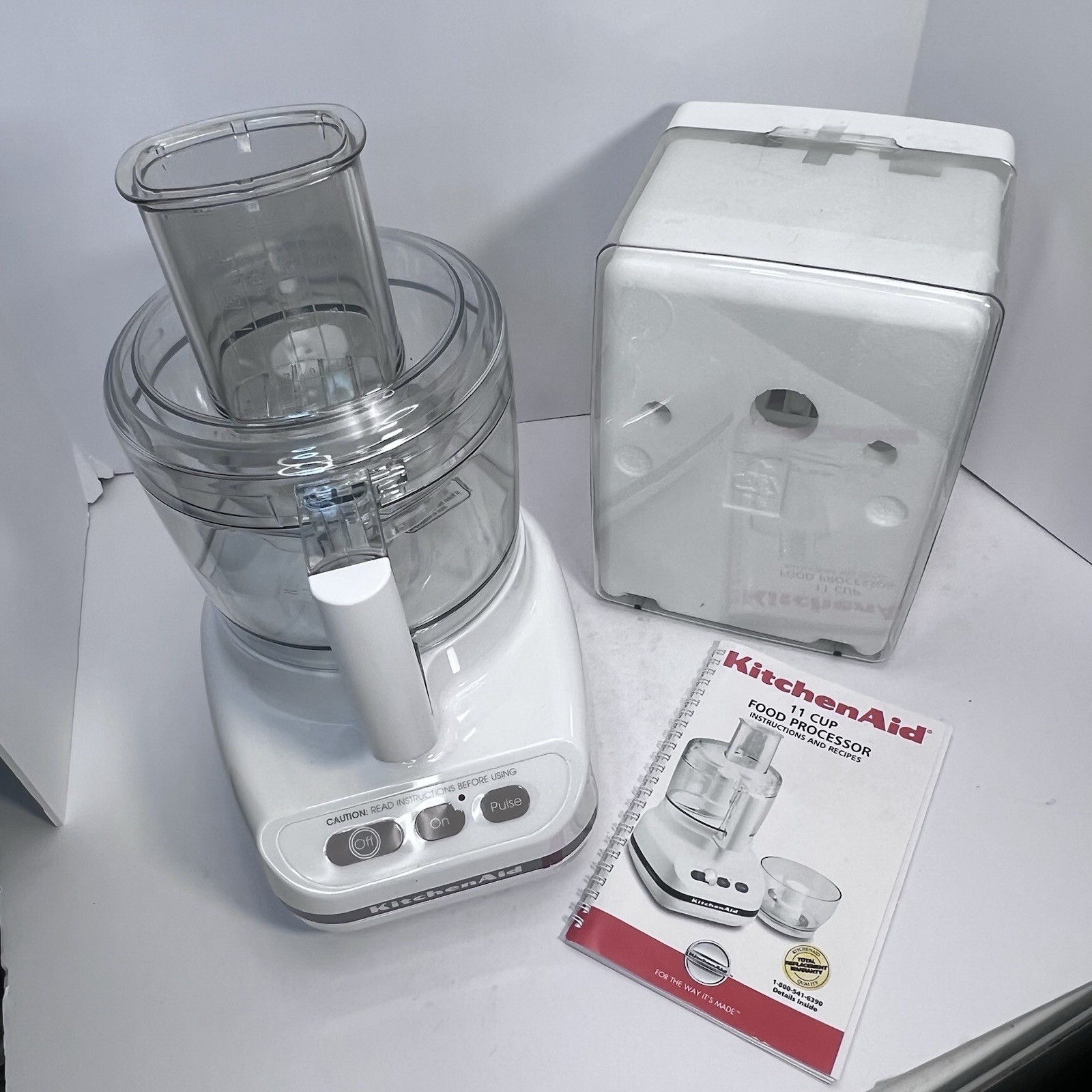 Kitchen Aid Food Processor 11 Cup Model KFP600 WHITE REFURBISHED