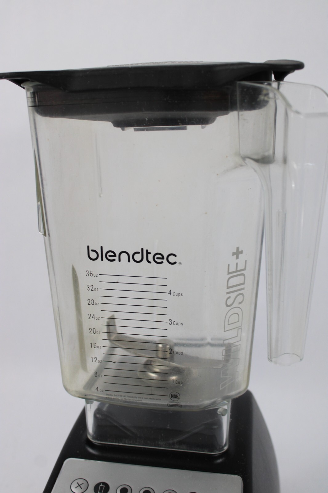 Blendtec CBT2 Classic Blender Pitcher Wildside Jar Smoothie Soup Maker Lid Black