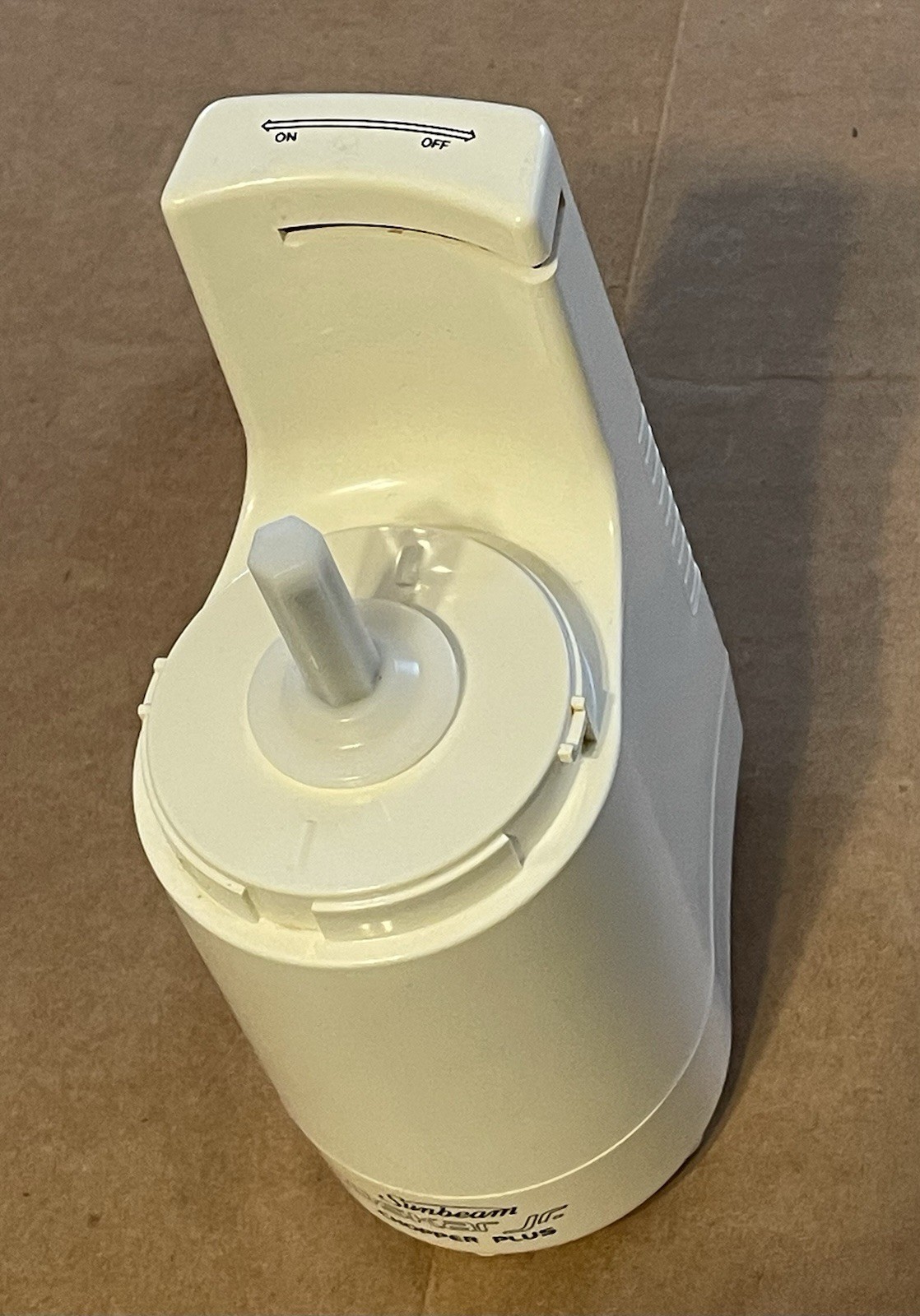 VINTAGE SUNBEAM OSKAR Jr. CHOPPER PLUS MODEL 14131 FOOD PROCESSOR