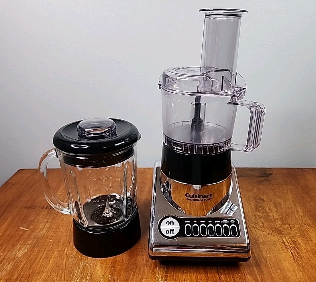 Cuisinart Power Blend Duet Blender Food Processor BFP-10CH CBFP-10 Tested Read*