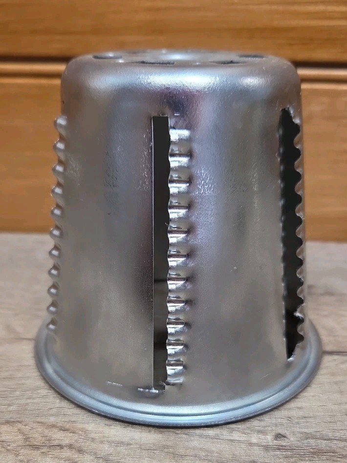 Saladmaster Food Processor With Stand And 5 Cone Attachments & Shield As Shown