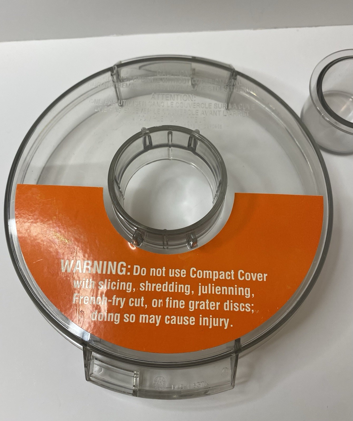 Cuisinart Pro Classic Food Processor DLC-10S Replacement Lid DLC-116GTX W/ Cap
