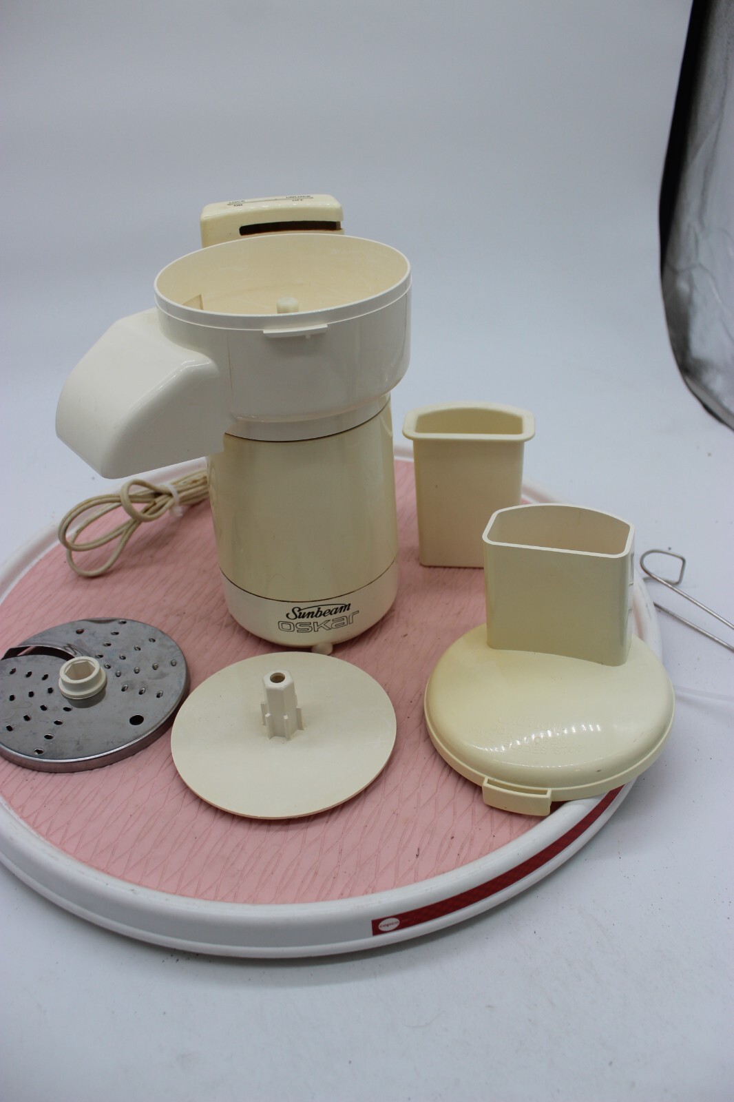 Sunbeam Oskar Food Processor 14081 With Accessories FOOD CHOPPER works ELECTRIC