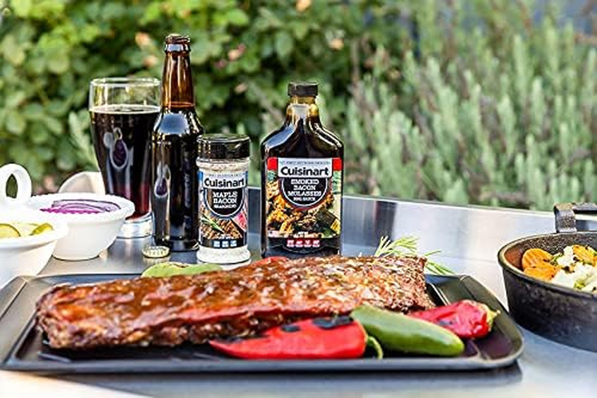Grilling Prep & Serve Trays, 17X10.5 Inch BBQ Tray Safe for Food