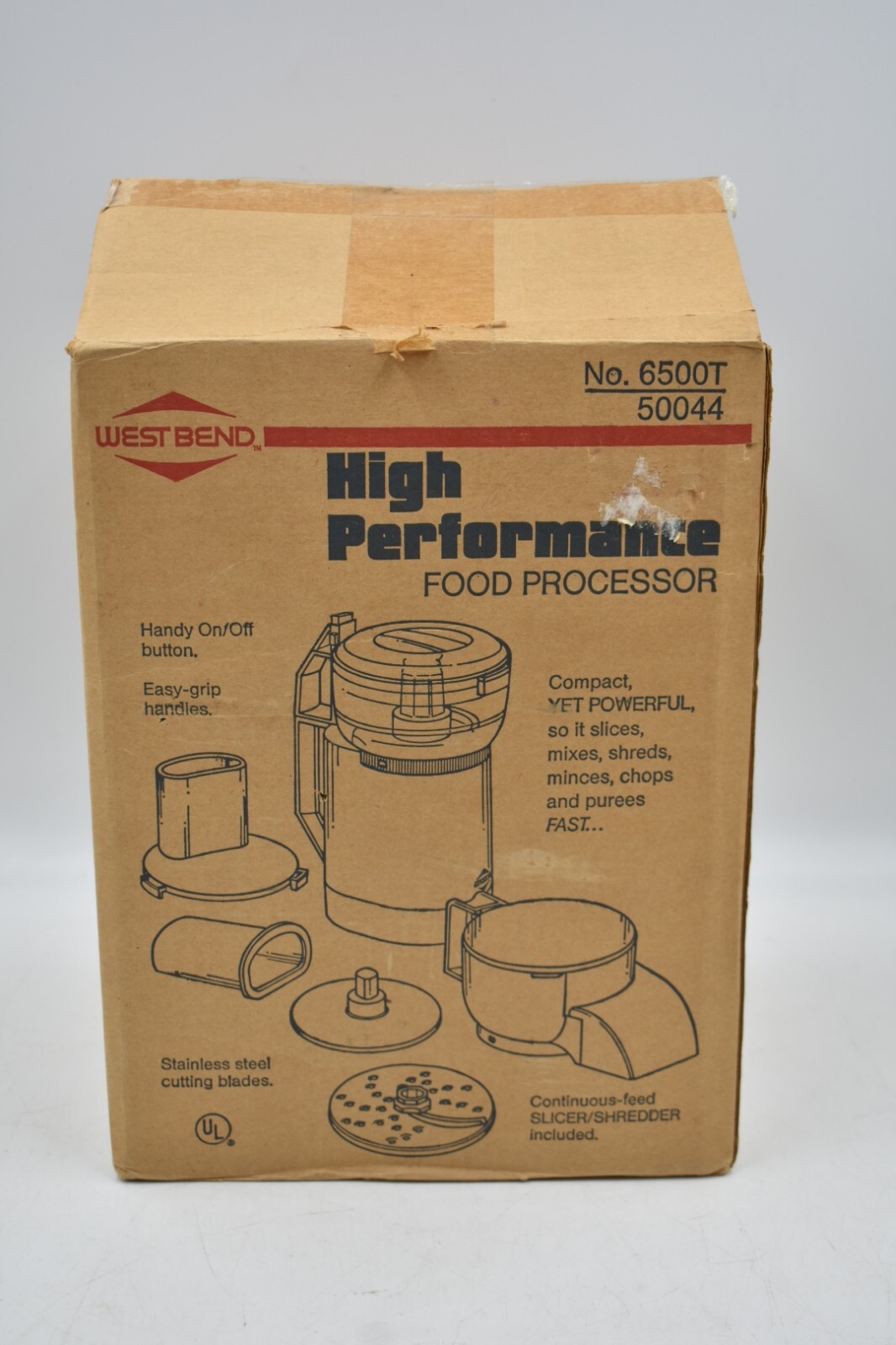 West Bend High Performance Food Processor 6500T – 500044 Never Used