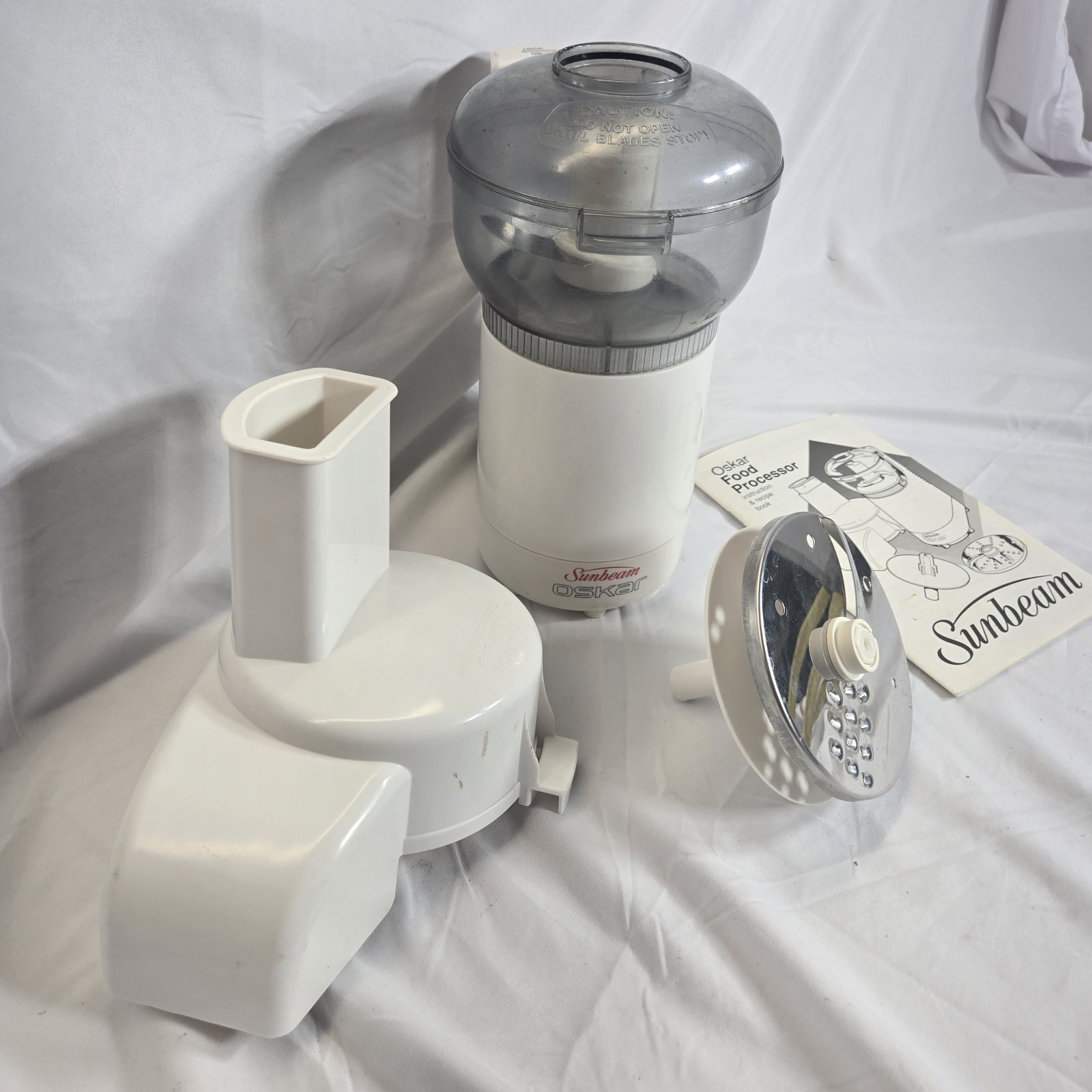 Sunbeam Oskar Food Processor 14081 Tested With Parts Vintage Food Chopper
