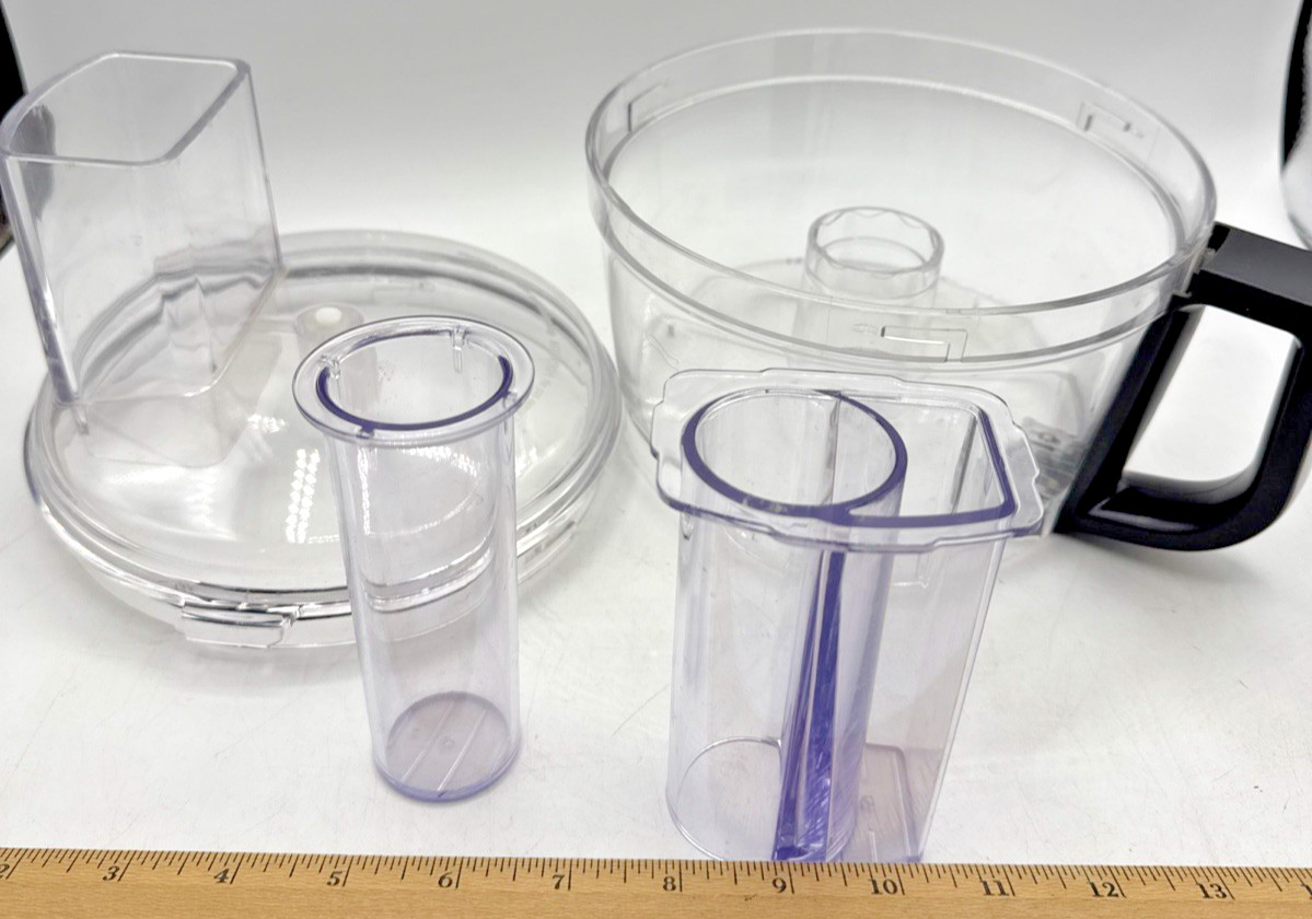 Kitchenaid Food Processor KFP0711CU0 Replacement Part Bowl w/Lid & 2-Part Pusher