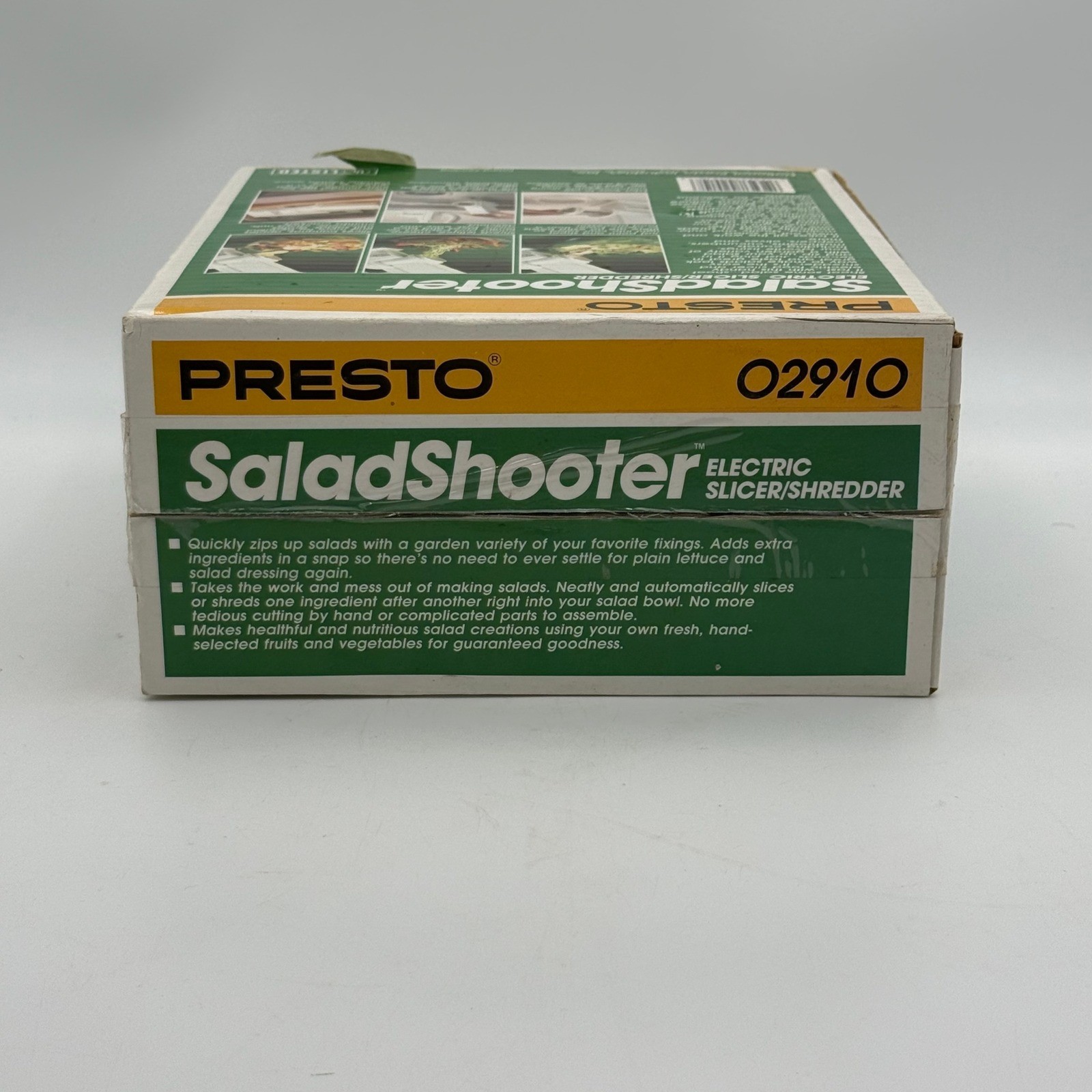 Presto SaladShooter Electric Slicer Shredder White 02910 Handheld Food Processor