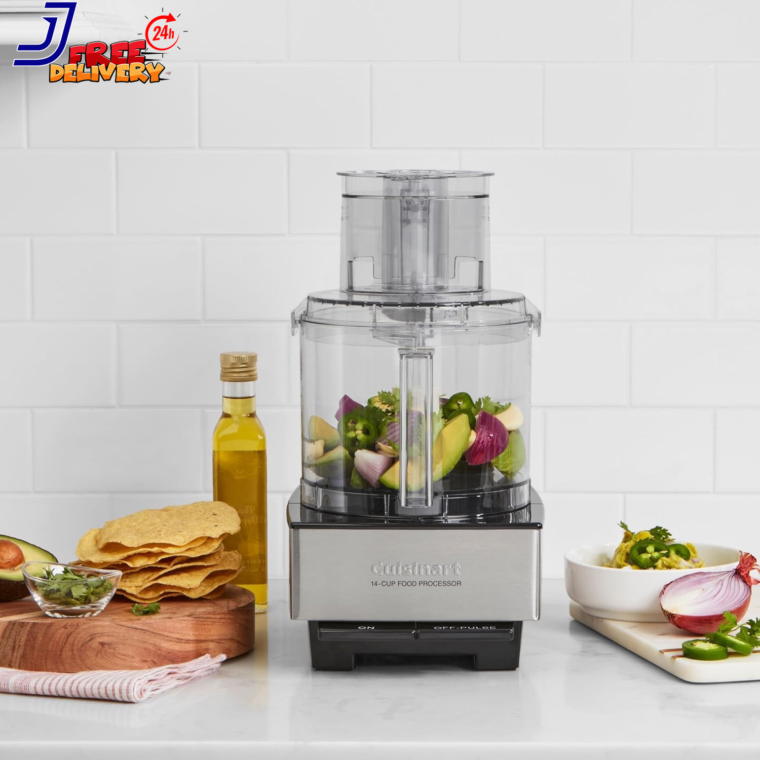 Food Processor 14 Cup Vegetable Food Chopper for Mincing Stainless Steel