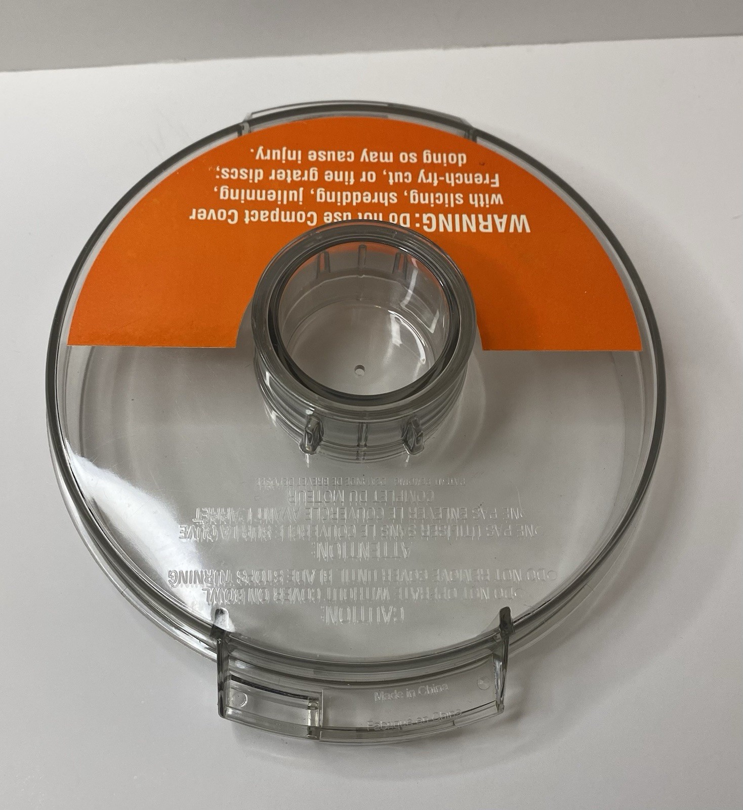 Cuisinart Pro Classic Food Processor DLC-10S Replacement Lid DLC-116GTX W/ Cap
