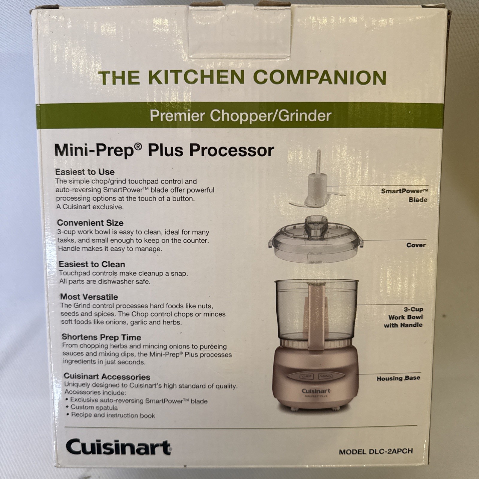 Cuisinart Mini Prep Plus Premier Food Processor Chopper Grinder Rose Gold Pink
