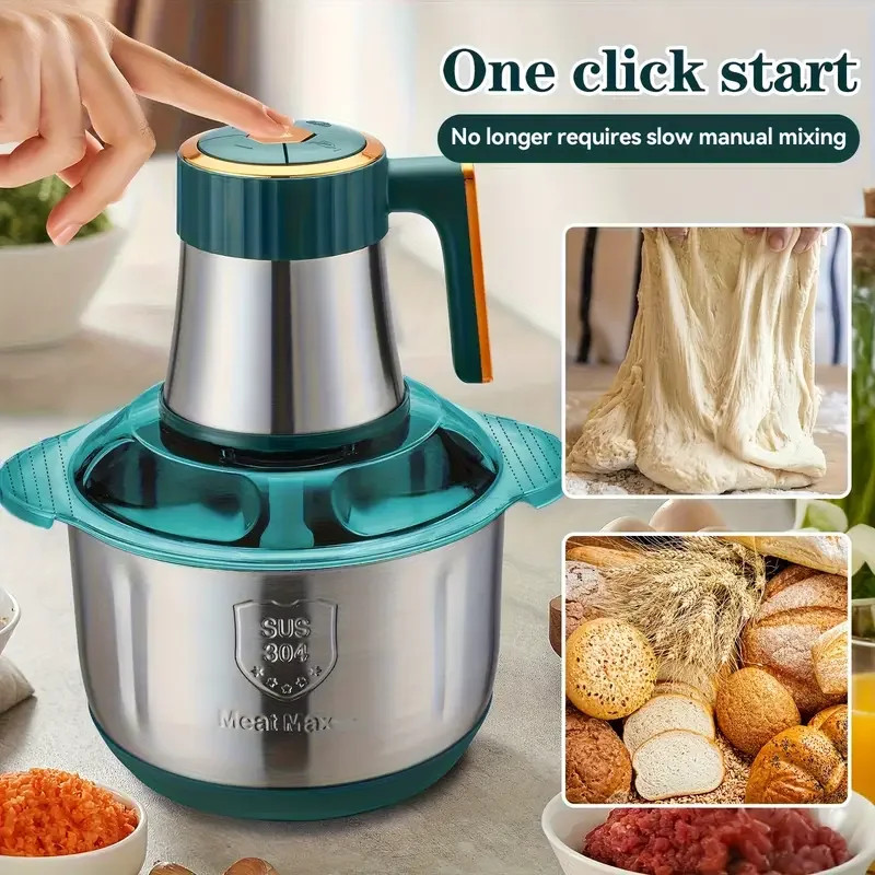 304 Stainless Steel Multifunctional Electric Food Processor 2L 3L 5L Meat Grinde