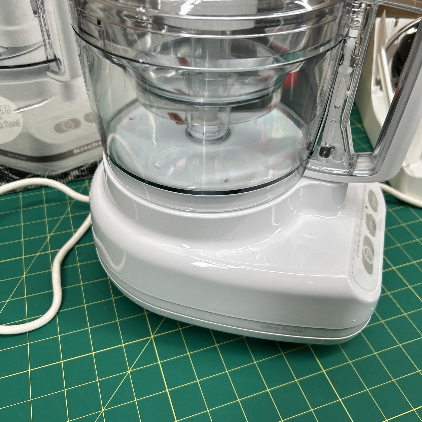 KitchenAid Ultra Power Food Processor 11 Cup KFP-600 WHITE Attachments ORG BOX