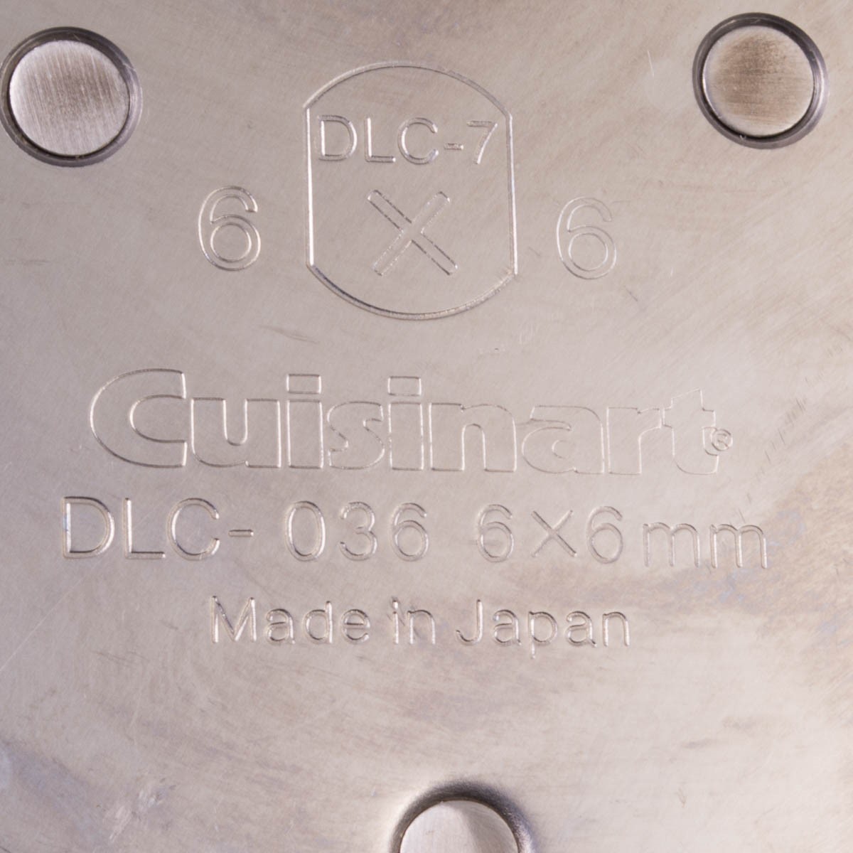 Cuisinart DLC-036 Food Processor Accessory Part 6x6mm Slicing Disc Only DLC-7