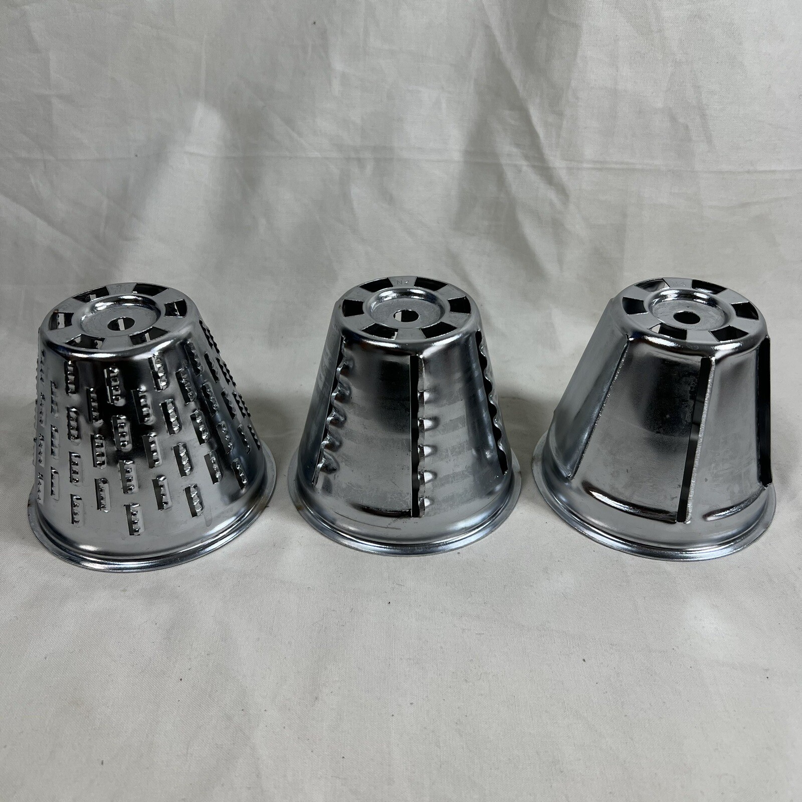 3 SaladMaster Food Processor Replacement Cones Blades