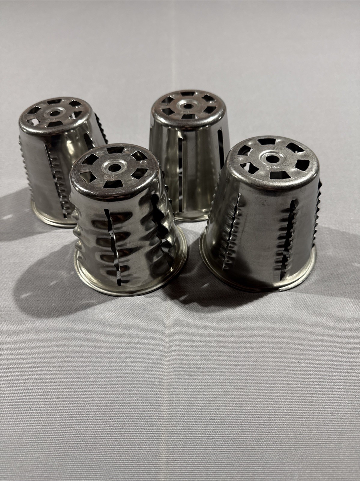 Saladmaster Food Processor Grater Slicer Shredder 4 Replacement Cones