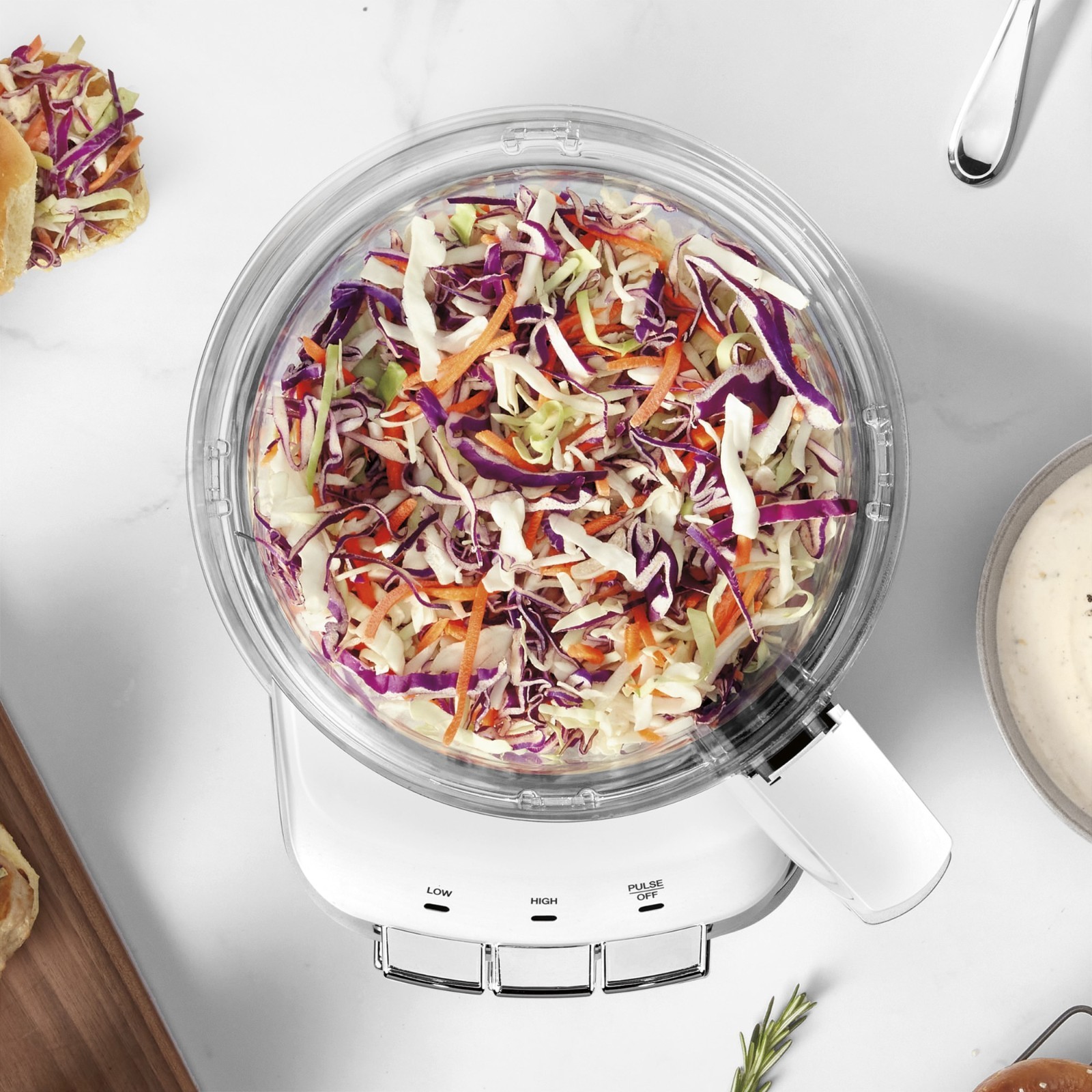 Cuisinart Core Custom 10-Cup Multifunctional Food Processor Anchor Gray.