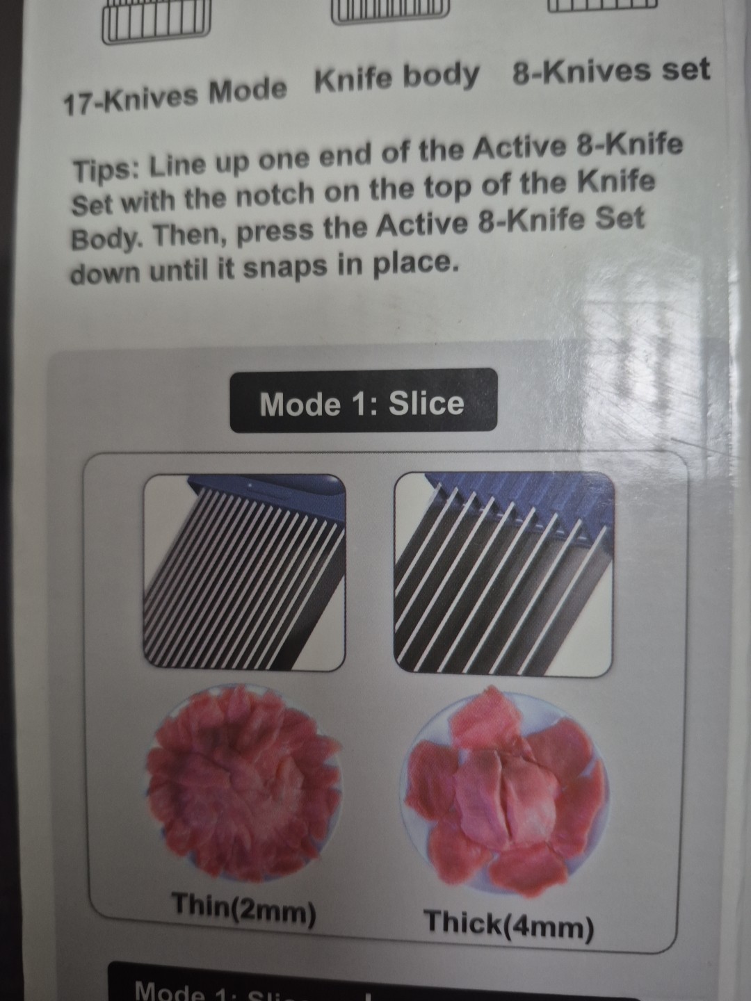 MEAT SLICER ( Manual) food pusher
