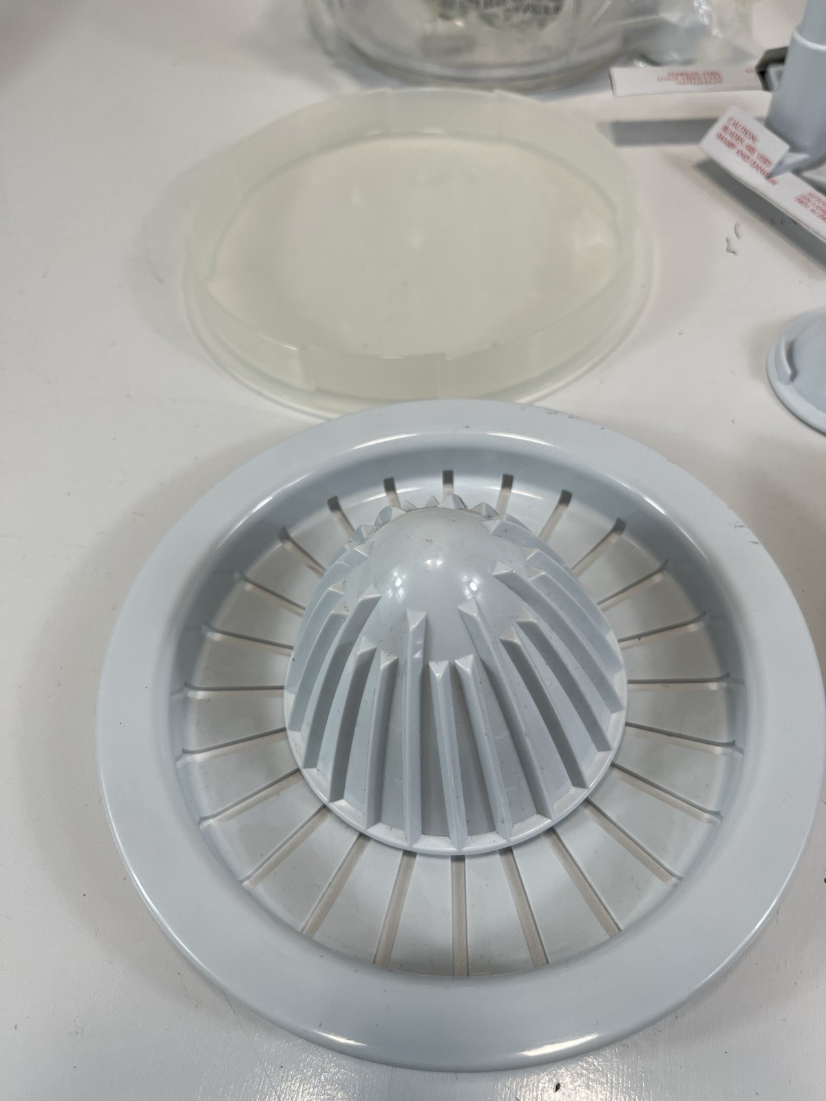 Kitchen Plus 2000 Manual Food Processor Chopper Slicer Open Box Unused Complete