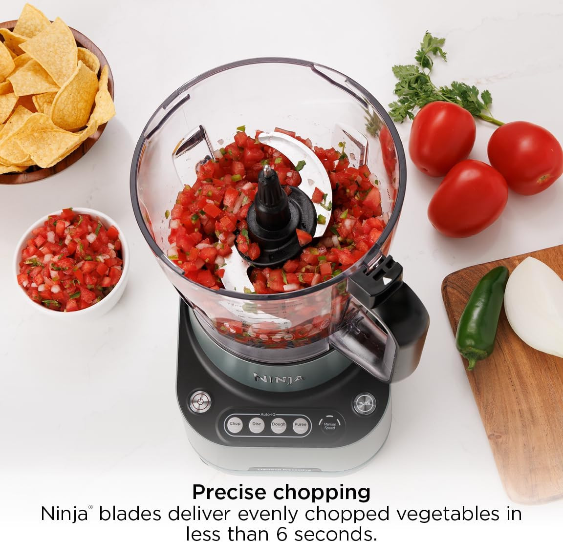 9 Cup Food Processor 1000W Kitchen Chopper Slicer Dough Mixer