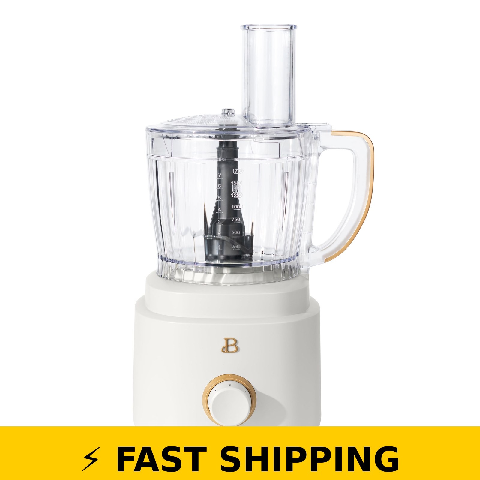 Beautiful Food Processor 10-Cup White Icing by Drew Barrymore