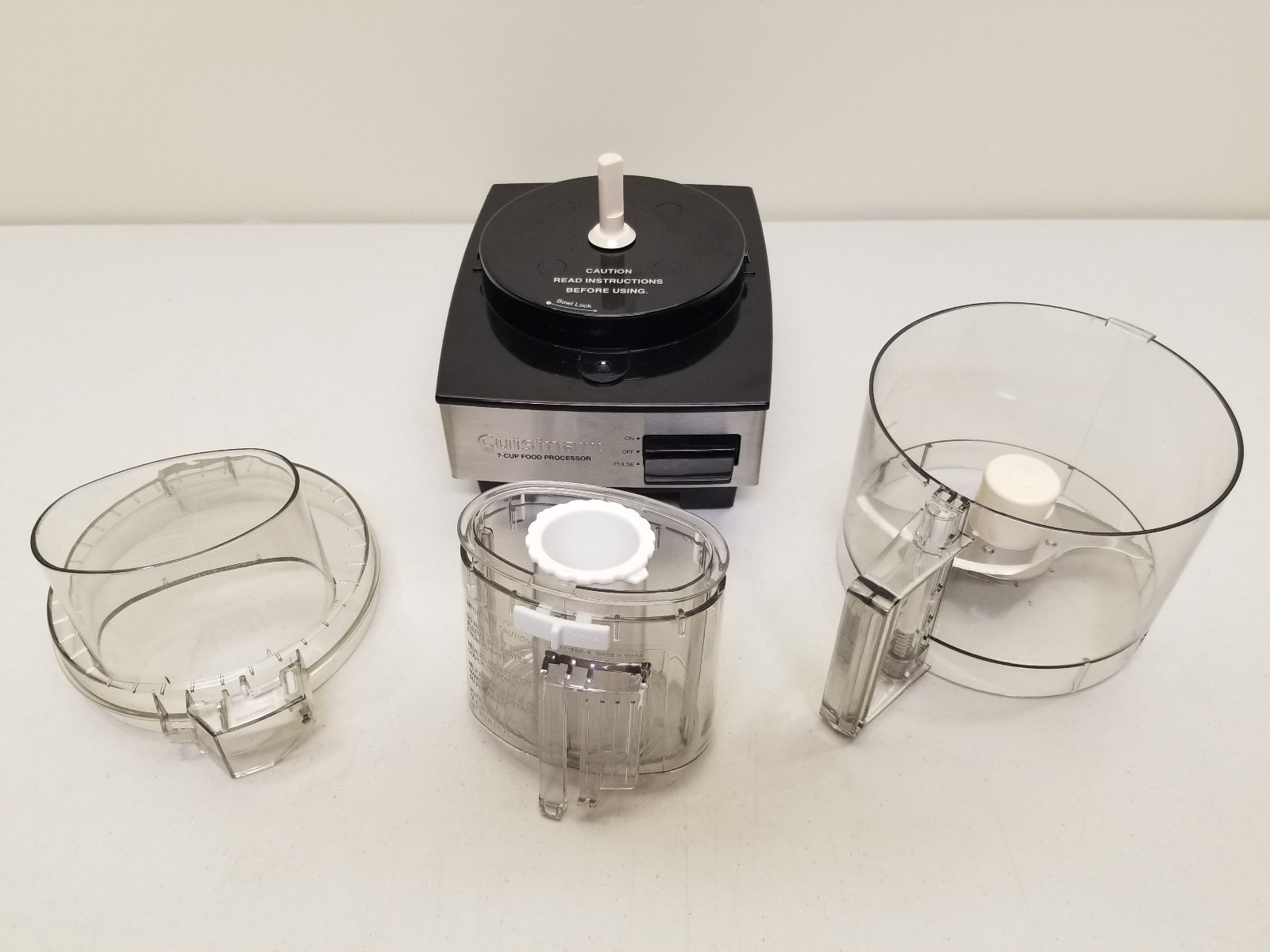 Cuisinart Original 7-Cup Food Processor Model DFP-7BC Silver/Black – EXCELLENT!