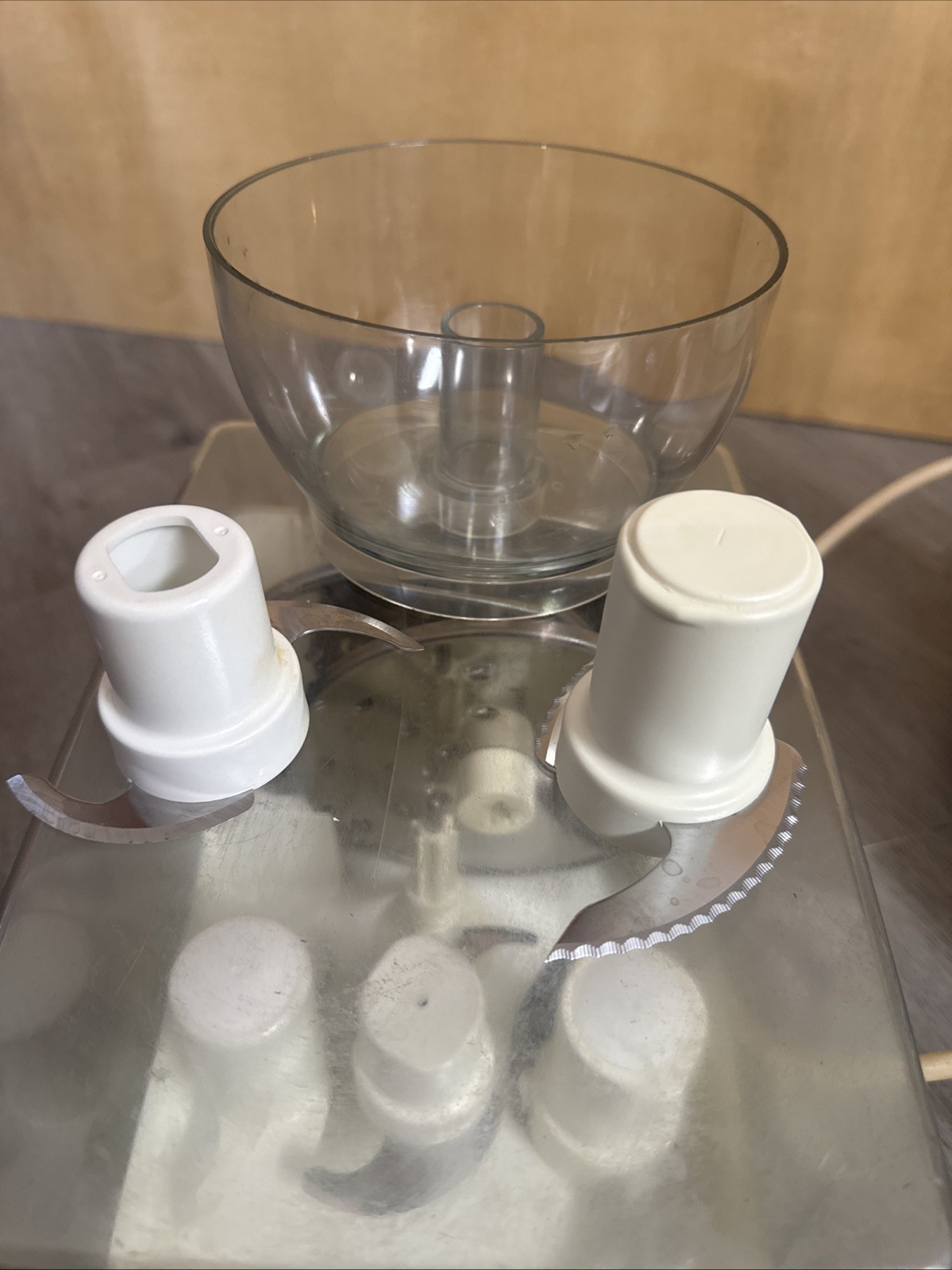 KitchenAid Ultra Power Food Processor 11 Cup KFP600WH W/Attachments Case, Works