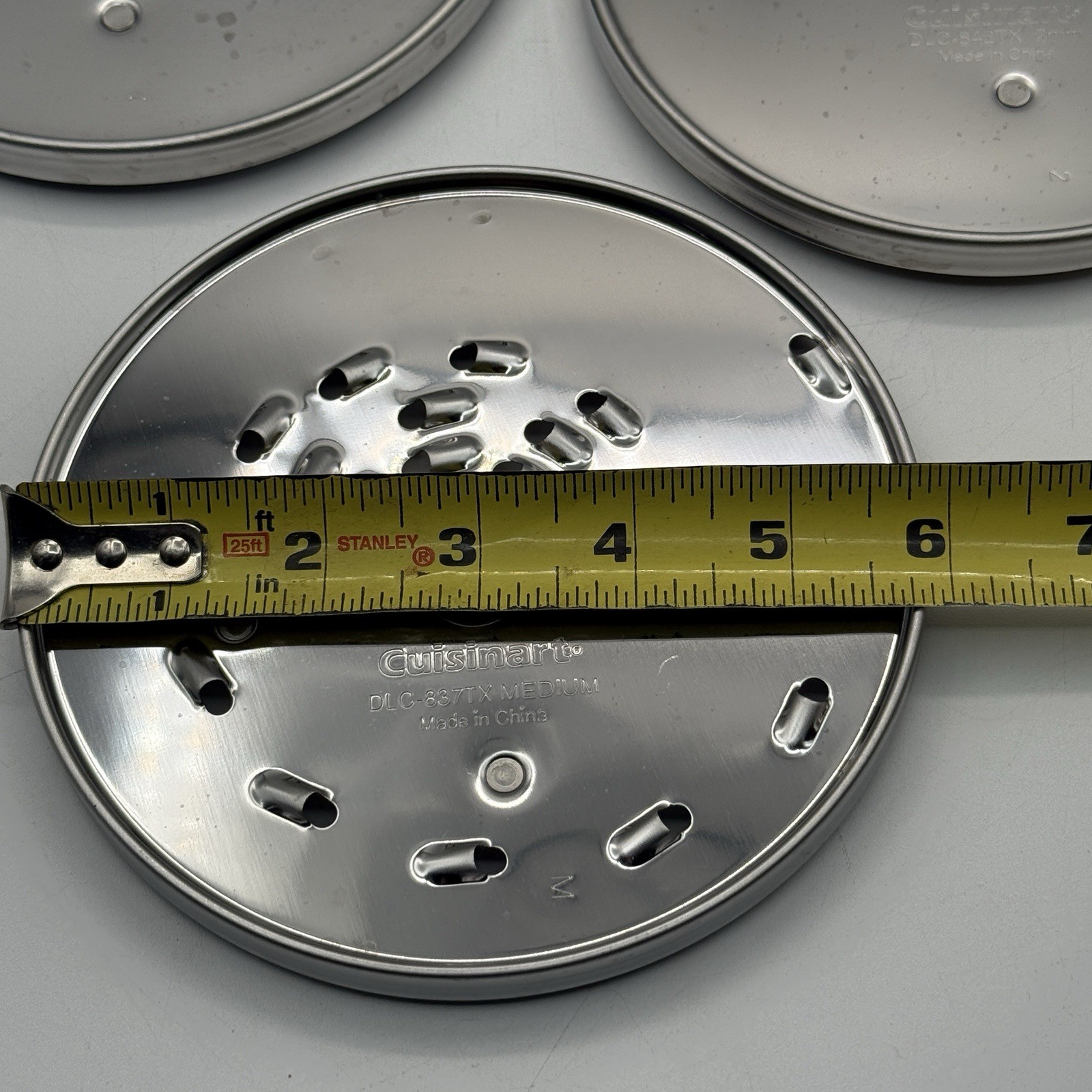 Cuisinart Pro Custom 11 Food Processor 3Pcs Replacement Disk Blades DLC-8/10