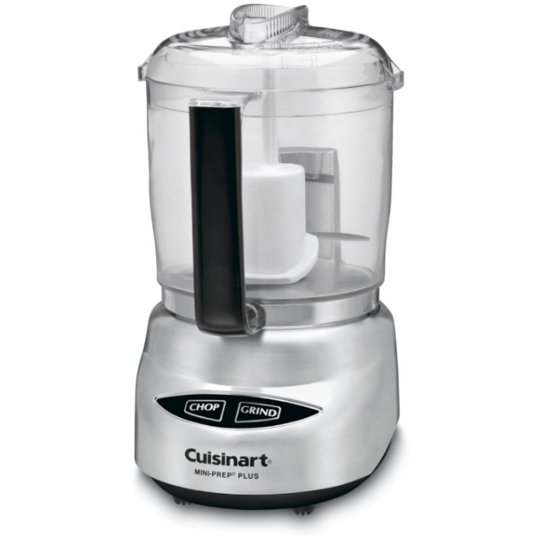 Cuisinart Mini Prep Plus Food Processor, 4 Cup, Brushed Stainless (Shiny) New