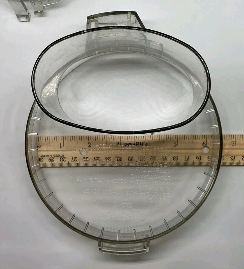 Cuisinart DLC-10 Food Processor Lid Chute Pusher Part DLC-117BGTX DLC-118BGTX