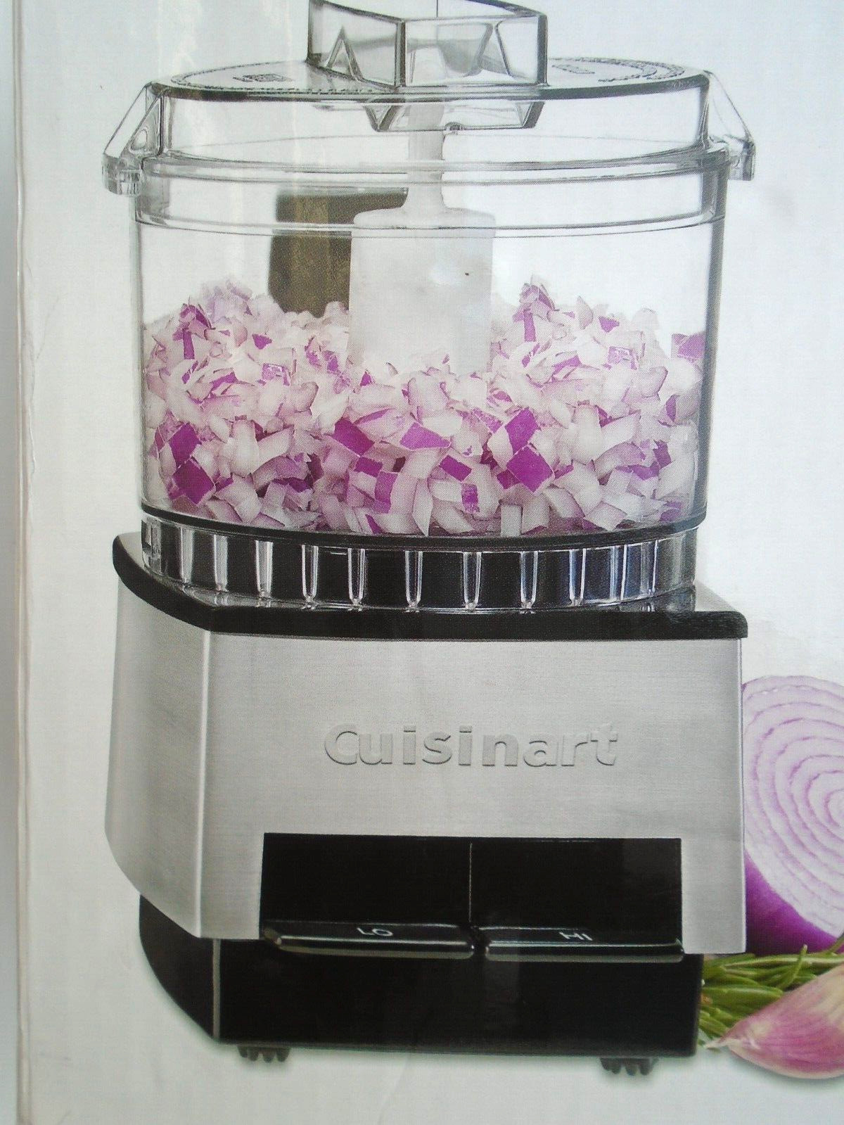 Cuisinart Mini-Prep Processor Stainless Steel 21 Oz Bowl 2 Speed Chop Or Grind